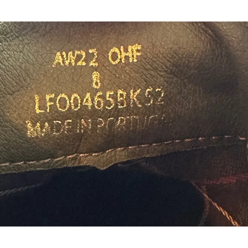Barbour Mens Black Leather‎ Boots Size 8